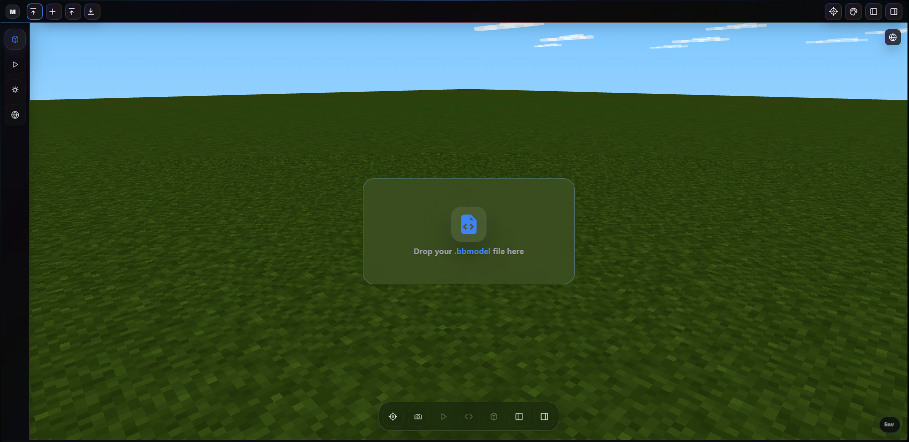 Kaho Viewer Minecraft-like environment with drag and drop upload